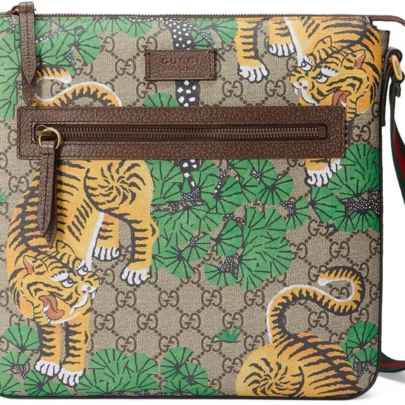 Gucci Bengal Tiger GG Supreme Canvas Messenger Bag – Rare & Authentic - Picture 1 of 5